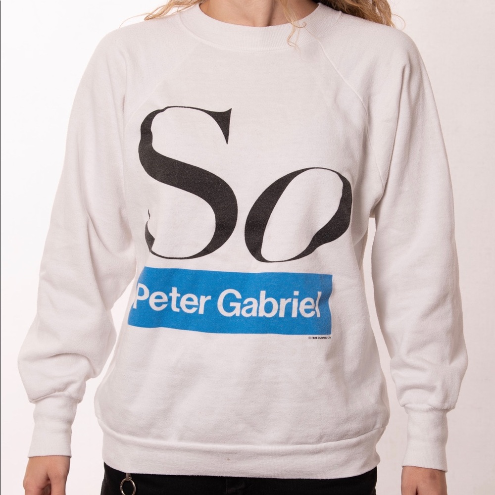 Vintage Peter Gabriel 1986 Tour Band Tee